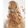 F-0859 Exquisite Bridal Crystal Tiaras Crown with Comb Women Headband Wedding Hair Accessories