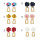 E-6064 Romantic Flower Geometric Drop Earrings for Women Bohemian Summer Holiday Party Jewelry Gift