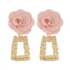 E-6064 Romantic Flower Geometric Drop Earrings for Women Bohemian Summer Holiday Party Jewelry Gift