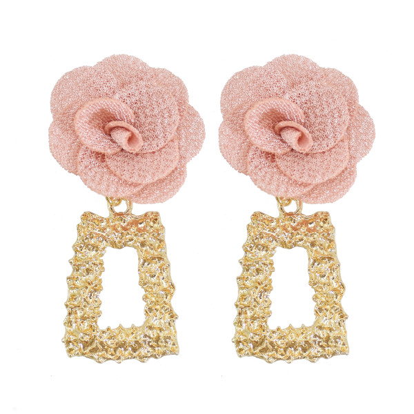 E-6064 Romantic Flower Geometric Drop Earrings for Women Bohemian Summer Holiday Party Jewelry Gift