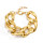 B-1099 Gold Silver Chunky Link Chain Anklet for Women Girls
