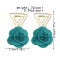 E-6065 Fashion Flower Geometric Drop Earrings for Women Bohemian Summer Holiday Party Jewelry Gift