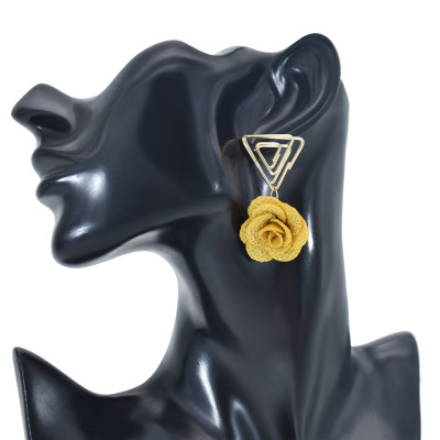 E-6065 Fashion Flower Geometric Drop Earrings for Women Bohemian Summer Holiday Party Jewelry Gift