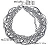 N-7490 Fashion and sexy rice bead waist chain ladies S waist slim belly jewelry accessories