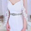 N-7499 Crystal wedding belt hair accessories dual-use satin surface rhinestone bridal satin ribbon S waist belt wedding accessories prom dress accessories