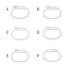N-7504 Elegant Bridal Butterfly Heart Flower Pearl Elastic Waist Body Belly Chains Dress Belt Adjustable Body Jewelry