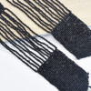 N-7506 Bohemian style black rice bead waist chain beach belly dance sexy belt belly jewelry