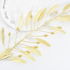 F-0865 Metal Products Pearl Gold Leaf Plastic Headdress Ladies Wedding Party Performance Jewelry Accessories