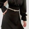 N-7504 Elegant Bridal Butterfly Heart Flower Pearl Elastic Waist Body Belly Chains Dress Belt Adjustable Body Jewelry