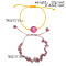 B-1105 2Pcs/set New Summer Rope Woven Handmade Acrylic Stone Bracelets for Women Bohemian Party Jewelry