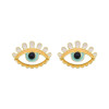 E-6075 Boho Eye Stud Earrings for Women Teen Girls  Colorful Enamel Cute Earrings Jewelry Gifts for Her