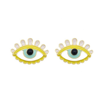 E-6075 Boho Eye Stud Earrings for Women Teen Girls  Colorful Enamel Cute Earrings Jewelry Gifts for Her