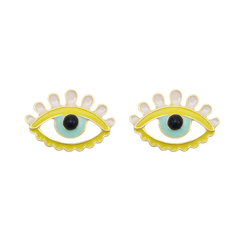 E-6075 Boho Eye Stud Earrings for Women Teen Girls  Colorful Enamel Cute Earrings Jewelry Gifts for Her