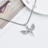 N-7517 Bohemia Metal Chain Iced out Jewelry Big Angel Necklace Women Shiny elk Shape Necklace