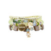 B-0924 5 Colors Boho Fashion Four Layer Chains Ethnic Custom Crystal Acrylic Beads Bracelets & Bangles for Women Wedding Party Jewelry