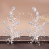 F-0909 A pair of European and American hot selling crystal pearl hairpin bridal wedding headdress wedding dress accessories banquet headdress