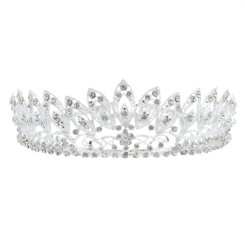 F-0870 Luxury Leaf Flower Crystal Tiaras Bridal Queen Princess Crown Wedding Party Hair Accessories