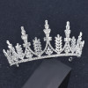 F-0870 Luxury Leaf Flower Crystal Tiaras Bridal Queen Princess Crown Wedding Party Hair Accessories