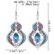 E-6091 Bohemian Earrings for Women Classic Antique Silver Plating Rhinestone Female Popular Natural dangle Flower Earrings