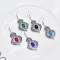 E-6091 Bohemian Earrings for Women Classic Antique Silver Plating Rhinestone Female Popular Natural dangle Flower Earrings