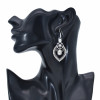 E-6096 New Fashion Geometric Flower Crystal Drop Dangle Earrings for Women Bohemian Party Jewelry Gift
