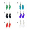 E-6098 Boho Multiple Colour Feather Dangle Earrings for Women Lightweight Long Tassel  Party Jewelry Gift