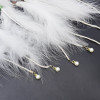 F-0874 Bohemian Style Feather Headband Hair Ornament Beads Feather Headdress Handmade Jewelry Headdress