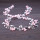 F-0877 Romantic Pink Pearl Crystal Headbands for Bridal Handmade Wedding Engagement Hair Accessories
