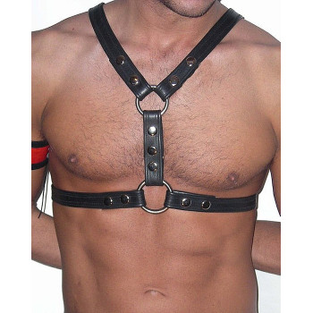 N-7530 European And American Fashion Cykpunk Black Leather Bondage Belt Belt Body Chain Boudoir Male Sexy Game Accessories