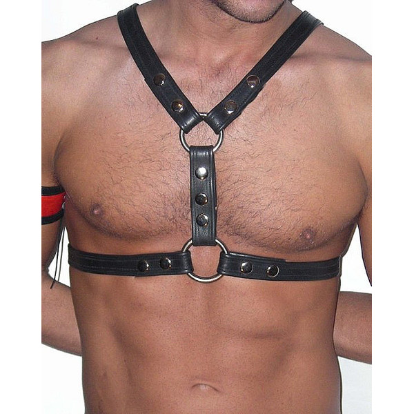N-7530 European And American Fashion Cykpunk Black Leather Bondage Belt Belt Body Chain Boudoir Male Sexy Game Accessories