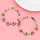 E-6111 New rice beads watermelon slice earrings hoop Bohemian ethnic exaggerated big circle earrings summer refreshing beach party jewelry