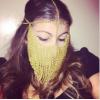 F-0885 New Fashion Ladies Gold Metal Chain Multilayer Tassel Head Chain Face Ornaments and Headwear Halloween Gifts