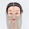 F-0885 New Fashion Ladies Gold Metal Chain Multilayer Tassel Head Chain Face Ornaments and Headwear Halloween Gifts