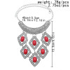 N-7535 Bohemian Gypsy Love Affair Necklace Silver Choker Bib Chunky Statement Fringe Turkish turquoise Necklace Jewelry