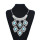 N-7535 Bohemian Gypsy Love Affair Necklace Silver Choker Bib Chunky Statement Fringe Turkish turquoise Necklace Jewelry