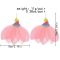E-6115 Fashion Boho Parrot Birds Drip Oil Feather Dangle Drop Earrings for Women Party Statement Jewelry Gift