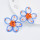 E-6120 Fashion Design Jewelry Korean Handmade Friendly Acrylic Flower Bead Rattan Earring for Women