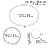 N-7543 New Fashion Silver Butterfly Heart Pendant Metal Chain Pearl Necklace Waist Chain Bracelet Set For Women Summer Beach Party Sexy Jewelry Set