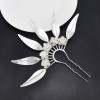 F-0888 Fashion European And American Gold And Silver Two-Color Wispy Flower Hair Accessories Bohemian Style Ladies Hair Accessories