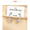 E-6124 New Fashion Punk Snake Stud Earrings Vintage Exaggerated Animal Ear Cuff For Women Jewelry Gifts