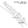 F-0889 Fashion Elegant Silver Flower Crystal Pearl Headbands Bridal Party Wedding Hair Accessories