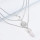 N-7548 European and American fashion gemstone necklace women's handmade tassel overlapping necklace