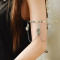 B-1115 New trend fashion European and American gold and silver handmade silver leaf armband ladies jewelry