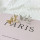 R-1547 Fashion Gold Silver Color Butterfly Cubic Zircon Wedding Open Finger Rings for Women Bridal Party Jewelry