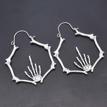 E-6130 European and American personality ghost claw earrings female street shooting show personality trend earrings jewelry