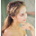 F-0891 Fashion Vintage Gold Crystal Leaf Headband Earring Sets for Bridal Wedding Hair Accessories