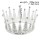 F-0896 New European and American luxury crystal bridal crown wedding round crown hair accessories birthday princess crown tiara