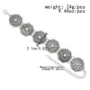 B-1118 Bohemian Style Vintage Silver Metal Gossip Bracelets for Women Gypsy Tribal Festival Party Jewelry Gift