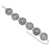 B-1118 Bohemian Style Vintage Silver Metal Gossip Bracelets for Women Gypsy Tribal Festival Party Jewelry Gift