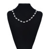 N-7558 New bohemian style rice bead flower-shaped beaded necklace fashion Y2K millennial style summer beach sexy clavicle chain